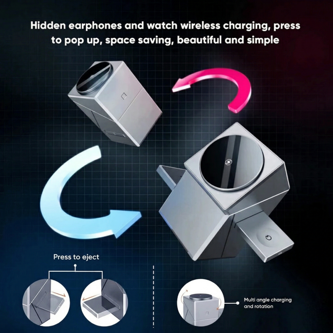 KT Selects™ 3-in-1 Geometric Hub